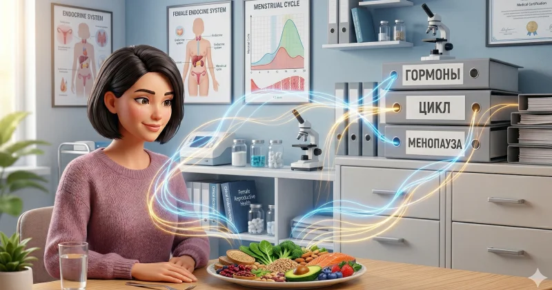 Тәрелкедегі гормондар: тағам әйел денсаулығына қалай әсер етеді?