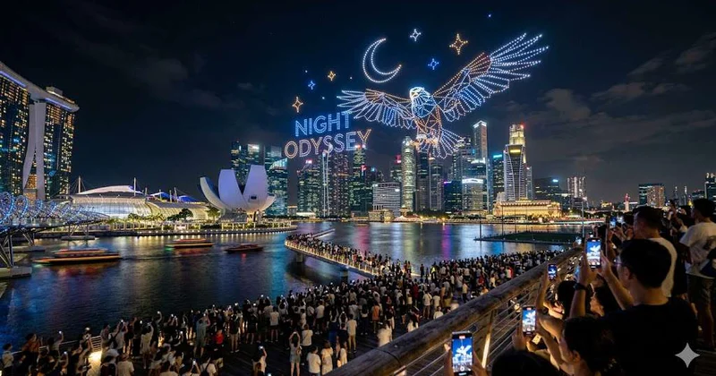 В Китае более 22 тысяч дронов участвовали в шоу на Праздник весны