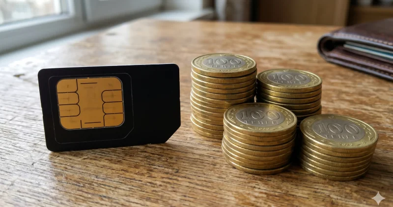 Қазақстандықтарға пайдаланылмаған SIM карталар үшін қарыз жазылды оператордың түсіндірмесі
