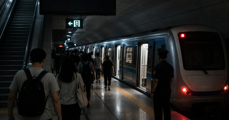 В Алматы из за отключения электричества остановили движение метро