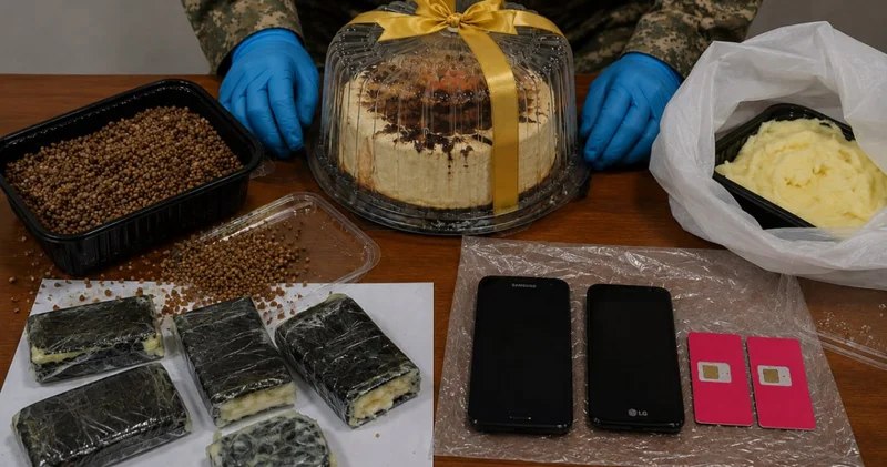Торт пен қарақұмыққа жасырылған телефондар: Ұлттық ұлан Өскемен мен Атырауда заңсыз сәлемдемелерді тоқтатты