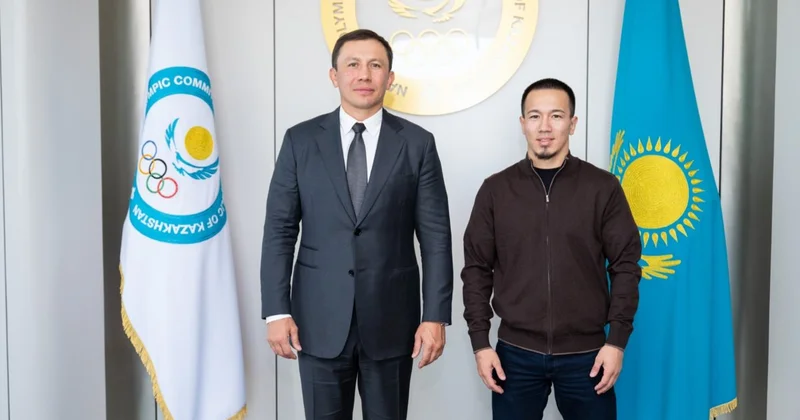 Геннадий Головкин әлем чемпионы Айдос Сұлтанғалимен кездесті