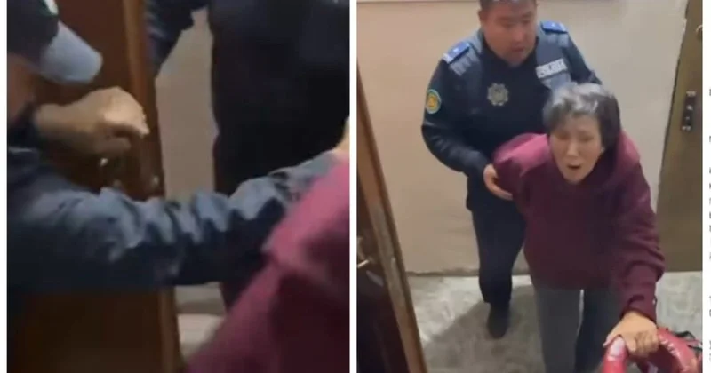 Алматы облысында кейуанаға дөрекілік көрсеткен полицей жұмыстан қуылды