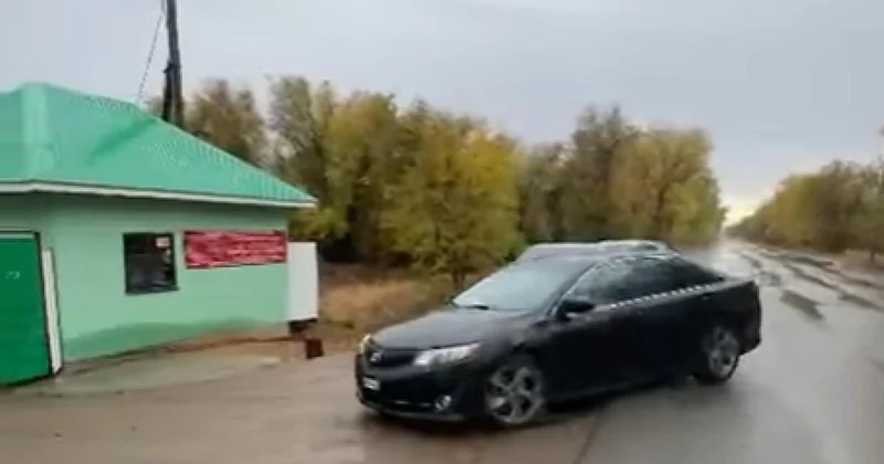 Шумахера на Toyota Camry задержали в Уральске (видео)