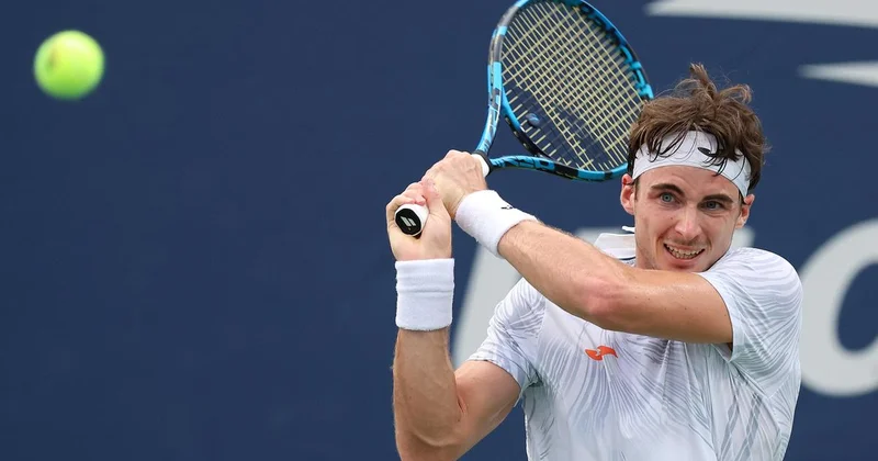 Еще один казахстанский теннисист вылетел на старте Almaty Open