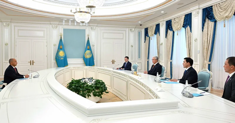 Тоқаев World Aquatics президентін қабылдады