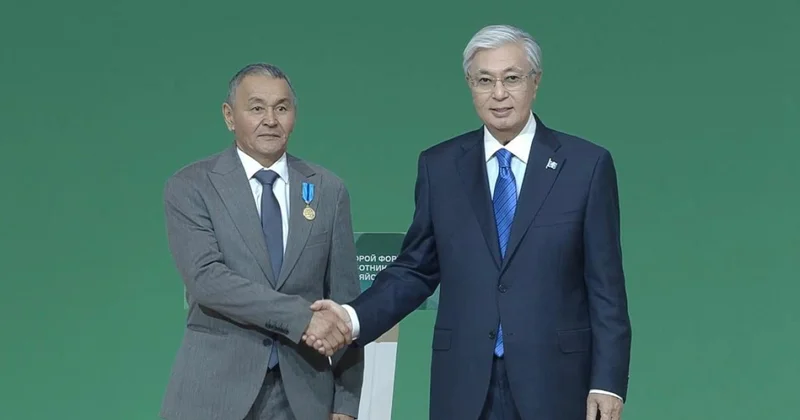 Ұлытаулық еңбеккер Ерен еңбегі үшін медалімен марапатталды