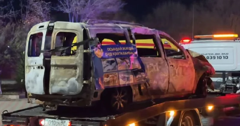 Шествие разбитых в авариях авто устроили полицейские в Атырау (видео)