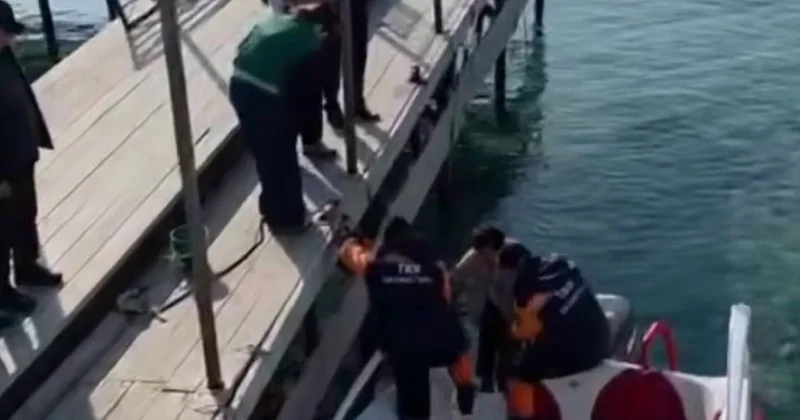 Женщина упала с пирса в море в Актау (видео)