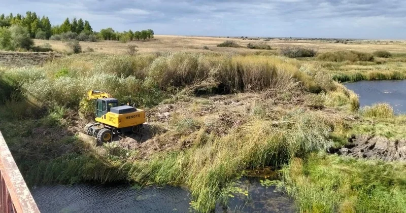 Су тасқынына дайындық: Батыс Қазақстанда бірнеше өзеннің арнасы кеңейтілді