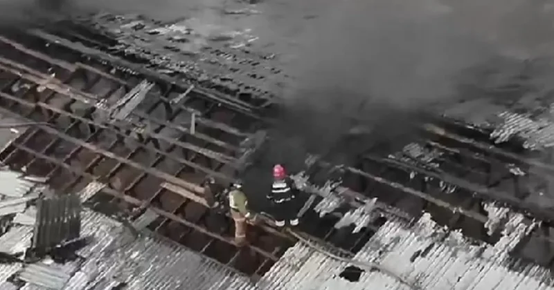 Птицефабрика загорелась в селе СКО