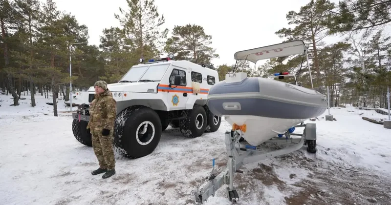 Современную спасательную станцию открыли на озере Шалкар