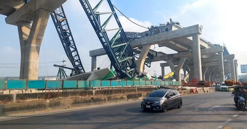 Таиландта 24 сағат ішінде екінші рет кран құлап, адамдар құрбан болды