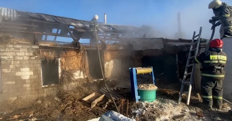 Пожар унес жизни двух детей в Павлодарской области