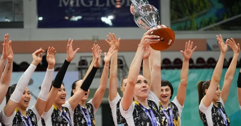 Самый титулованный волейбольный клуб страны Жетісу завоевал Суперкубок Казахстана в пятый раз