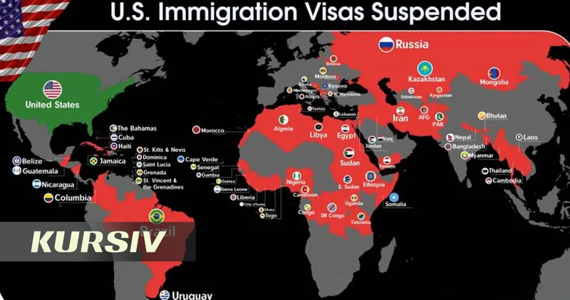 New U.S. visa pause affects nearly 40% of the world