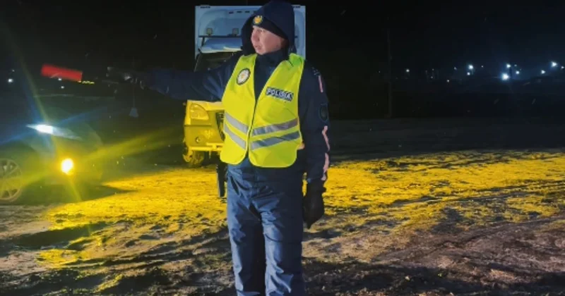 ​Қолайсыз ауа райына байланысты жол сақшылары қауіпсіздік шараларын күшейтті