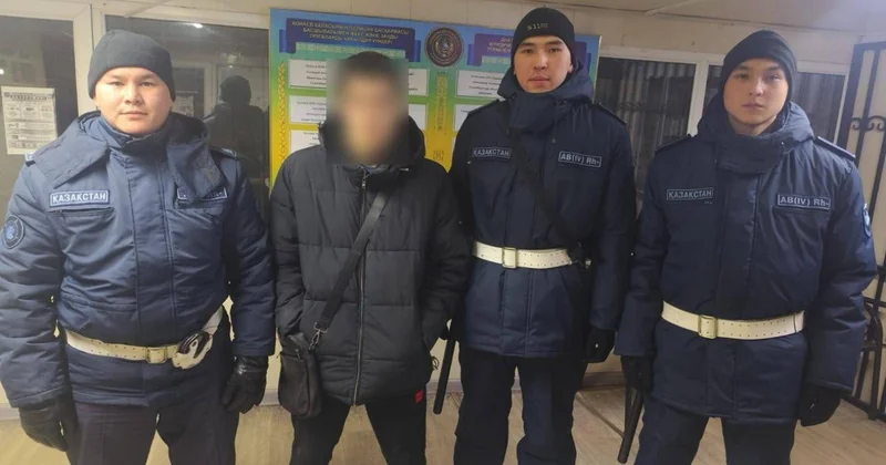 Ұландықтар суық қару ұстаған тұрғынды қолға түсірді