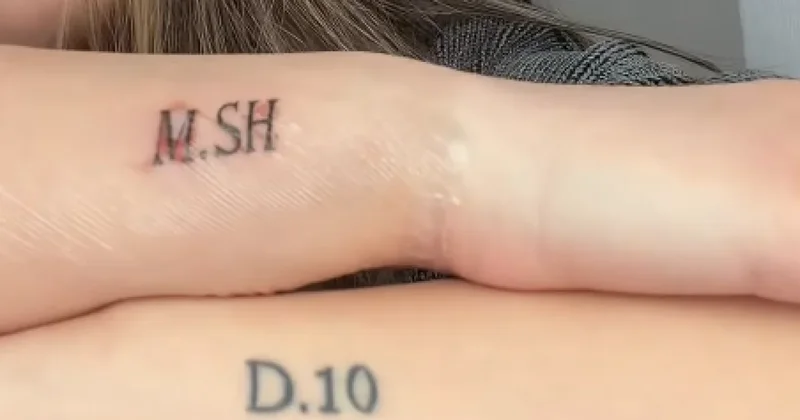 Казахстанка набила татуировку с инициалами олимпийского чемпиона Михаила Шайдорова