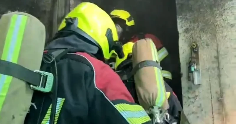 Пожар на объекте Astana LRT: знание китайского языка помогло огнеборцам при тушении