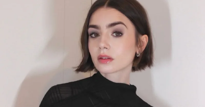 Смело! : звезда сериала Эмили в Париже покрасовалась в полупрозрачном платье