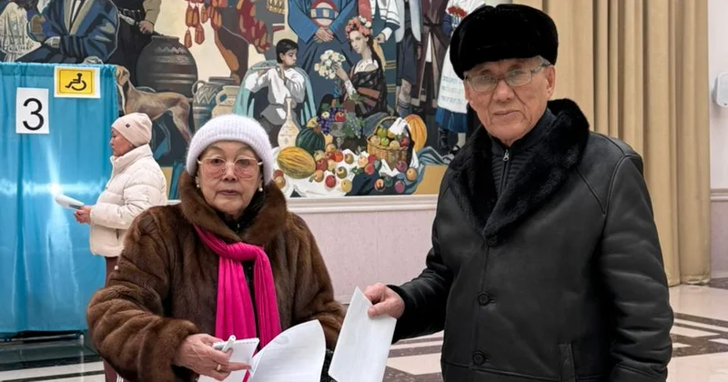 Қарағандыда үлгілі жұп референдумда таңдау жасады