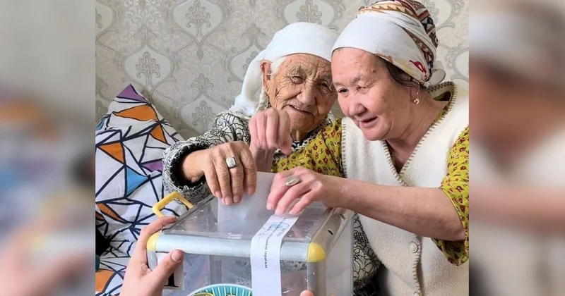 Референдум 2026: Ровесница века из Мангистау благословила казахстанцев и сделала свой выбор