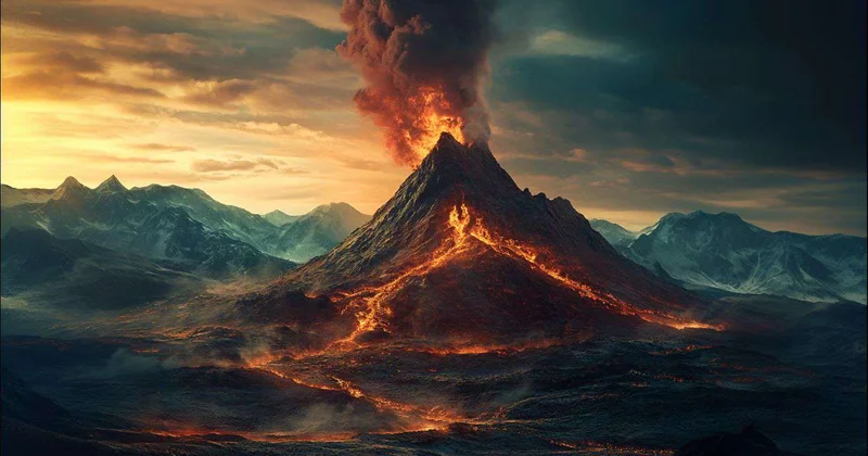 На острове Реюньон проснулся вулкан