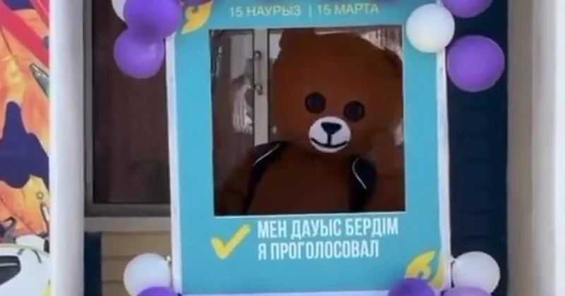 Медведь на лыжах, невеста с тортом, герои сериала Игра в кальмара и моржи проголосовали в ВКО