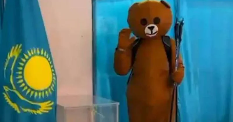 Народный вайб : казахстанцы креативно голосуют на референдуме в регионах страны