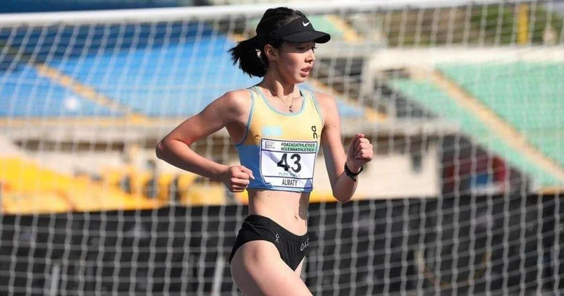 Легкоатлетка Ясмина Токсанбаева стала второй на чемпионате Азии в Японии