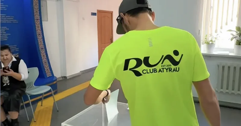 Марафон гражданской ответственности: беговое сообщество Атырау на референдуме (ВИДЕО)
