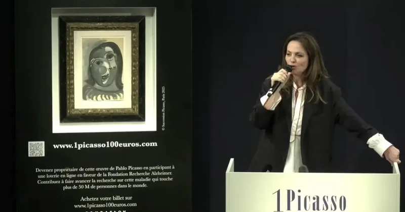 Пикассо за 100 евро: картину Голова женщины в благотворительной лотерее выиграл парижский инженер