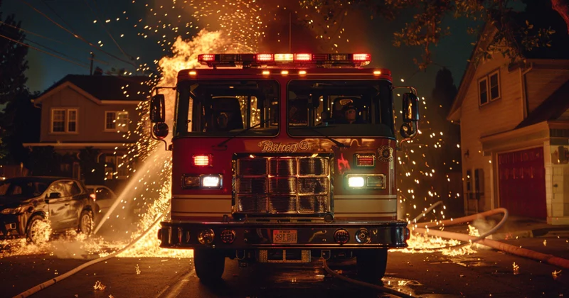 Разрешить таранить машины, мешающие пожарным, предложили депутаты