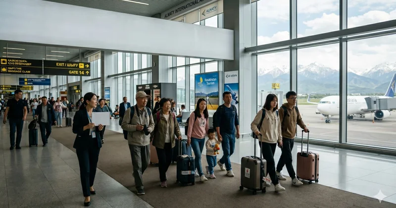 Численность китайских туристов в Казахстане выросла на 39%