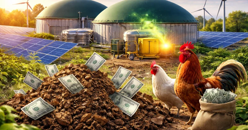 Казахстанская птицефабрика из помёта выработала 15 млн кВтч электроэнергии