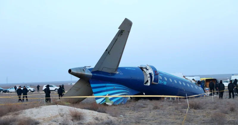 Ақтау маңындағы AZAL ұшағының апаты: Ресей мен Әзербайжан бірлескен мәлімдеме жасады
