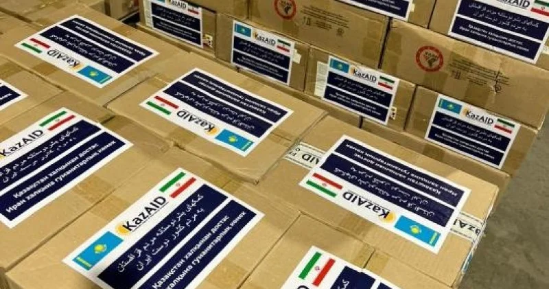 Қазақстан Иранға гуманитарлық жүк жіберді