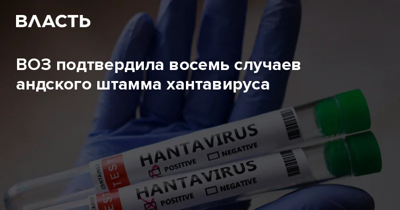 ВОЗ подтвердила восемь случаев андского штамма хантавируса Аналитический интернет журнал Власть