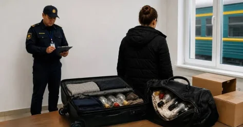 Гражданку Узбекистана оштрафовали за контрабанду алкоголя в Мангистау