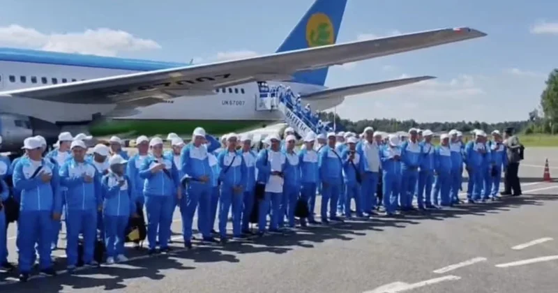 Лукашенконың шақыруымен Беларуське барған өзбекстандық еңбек мигранттары жалақыға көңілі толмайтынын айтты