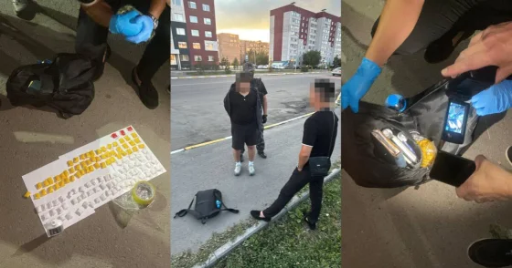 120 свертков в рюкзаке: крупную партию α PVP изъяли в Петропавловске