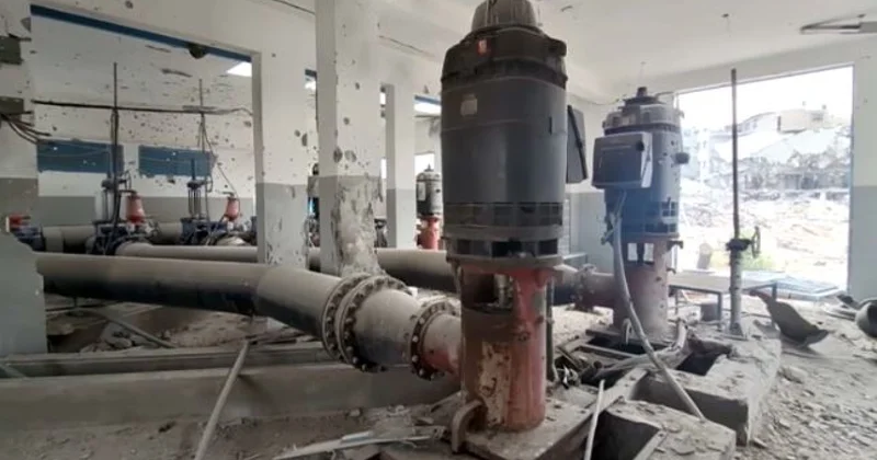 Газада су жүйесі қайта іске қосылды