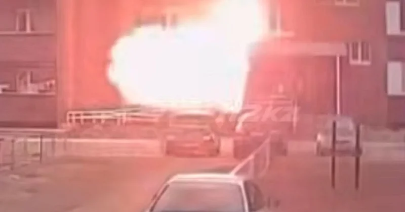 Взрыв в девятиэтажке попал на видео в Семее: что произошло