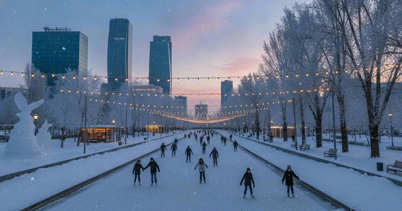 Уникальный линейный каток откроют в Астане