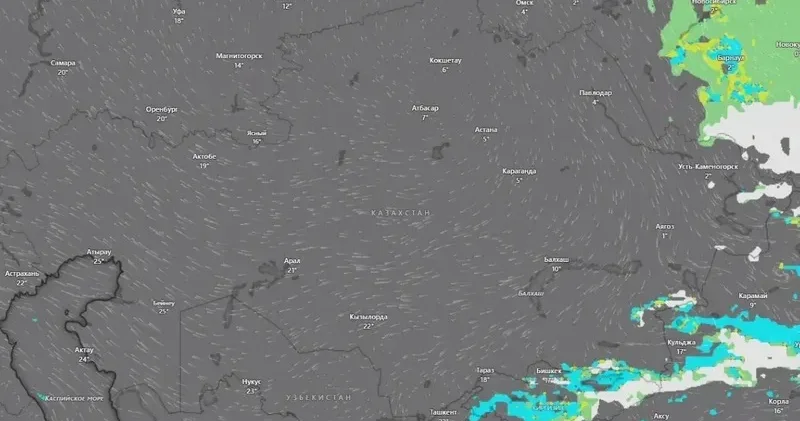 Төрт облыста жаңбыр аралас қар жауады: жүргізушілерге ескерту