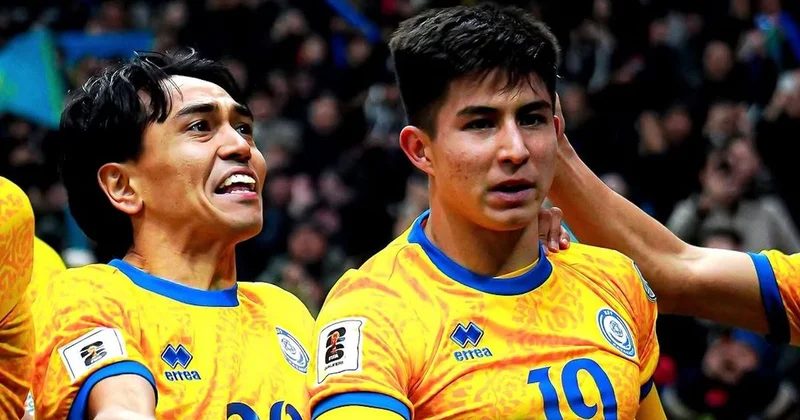 Рекордный гол Дастана Сатпаева помог сборной Казахстана сыграть вничью с Бельгией