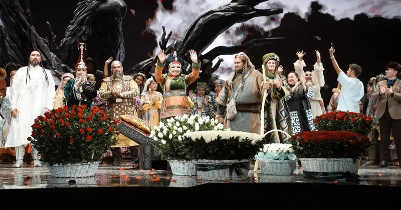 Театр имени Абая с триумфом представил в Узбекистане премьеру оперы "Хан Сұлтан. Алтын Орда"