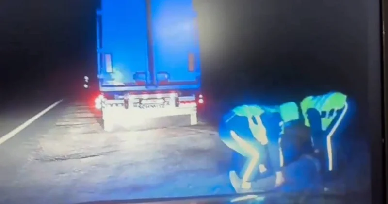 Инсульт случился у дальнобойщика за рулем на трассе в Абайской области (ВИДЕО)