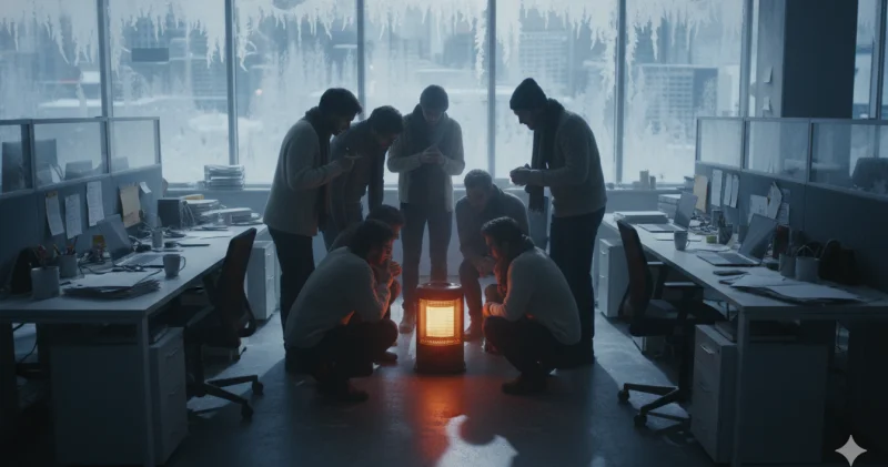 Кеңсе суық болса: қызметкер қандай жағдайда жұмыс істеуден бас тарта алады?